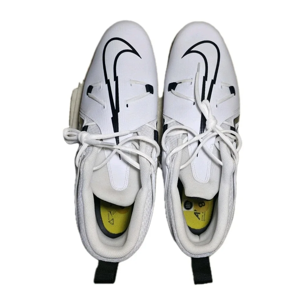 Nike Alpha Menace 3- Mens Sz 18. Shark White Black Football Cleats DM1788 103